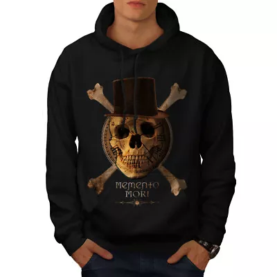 Buy Wellcoda Memento Mori Death Skull Mens Hoodie • 28.99£