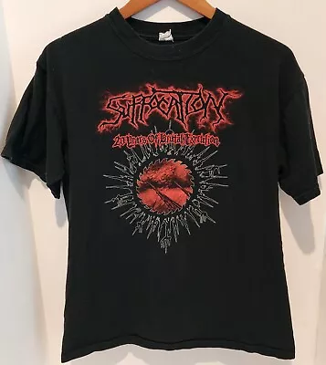 Buy Suffocation   20 Years Of Brutal Execution   Band/Concert T-Shirt Metal Band • 21.43£
