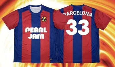 Buy Pearl Jam Barcelona July 2024 European Tour Soccer Jersey Football Shirt NEW • 290£