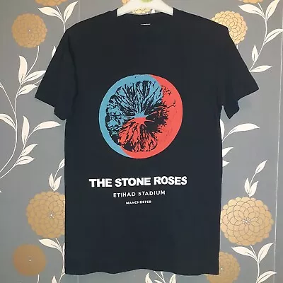 Buy The Stone Roses Medium T-Shirt 2016 Ethiad Stadium Manchester 39inch Chest CD • 16.99£