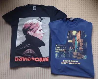 Buy David Bowie  X 2  T-shirts • 10£