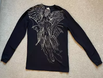Buy Danzig Black Aria Shirt Adult Size XL Thermal Long Sleeve 90s 00s Era Vintage • 223.65£