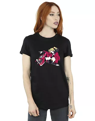 Buy DC Comics Women's Harley Quinn Rollerskates Boyfriend Fit T-Shirt • 13.99£