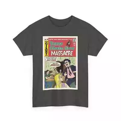 Buy Texas Chainsaw Massacre Comic T-Shirt Unisex Heavy Cotton Tee • 18.66£