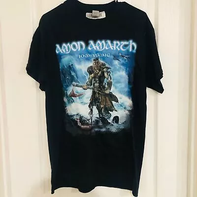 Buy Vintage Amon Amarth Men's T-Shirt Short Sleeve Crew Neck Black Size Medium NEW • 18.66£