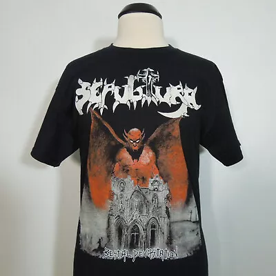 Buy SEPULTURA Bestial Devastation S SMALL T-Shirt Black Mens Band Logo • 24.22£