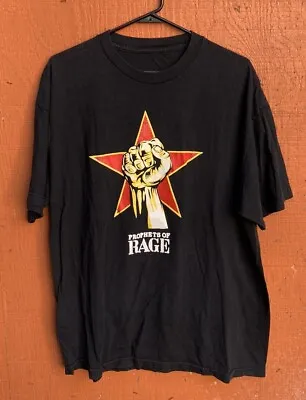 Buy 2016 Prophets Of Rage Battle Of Hollywood Palladium Tom Morello T Shirt Size L • 121.36£