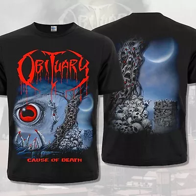 Buy Black T-Shirt Obituary, Cause Of Death (1990). Brutal Death Metal. • 18.66£