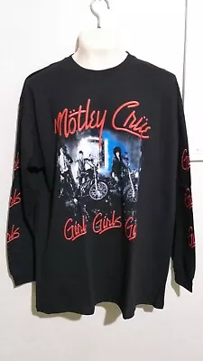 Buy Motley Crue Girls Girls Long Sleeve T Shirt Hard Rock Dokken Bon Jovi Ratt • 28.01£