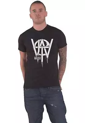 Buy Muse T Shirt Will Of The People Stencil Band Logo New Official Mens Black • 16.95£