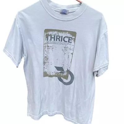 Buy Vintage Thrice What Have I Done 2004 Punk Emo T-shirt Size Medium • 18.67£