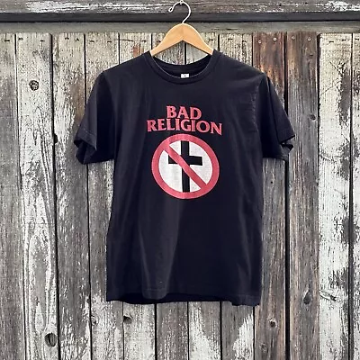 Buy Bad Religion Punk Rock Crossbuster Logo T-Shirt Size M VGC • 14.92£
