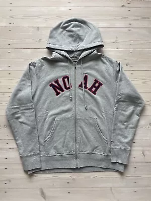 Buy Noah NYC French Terry Zip Hoodie Heather Grey Large L Used • 60£