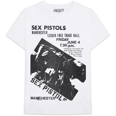 Buy Sex Pistols - T-Shirts - XXX-Large - Short Sleeves - Manchester Flyer - N500z • 14.65£
