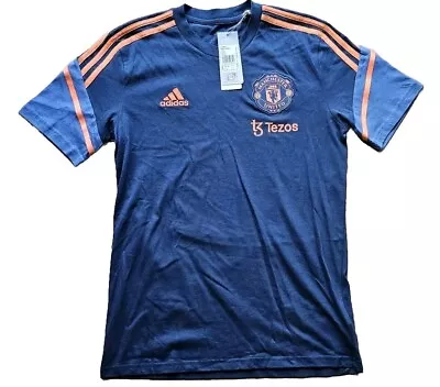 Buy Mens Adidas Manchester United Training T-shirt. 2022/23 Player Issue. Small Bnwt • 20£