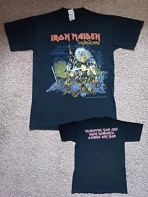Buy Vintage Iron Maiden 2005 Live After Death T-Shirt - Size S - Heavy Metal Eddie • 12.99£
