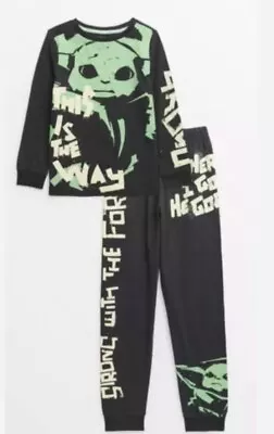 Buy Star Wars Mandalorian Baby Yoda Grogu Pyjamas New TU Age 7-8 • 2.50£