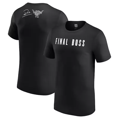 Buy The Rock Men's T-Shirt WWE Final Boss Top - New • 14.99£