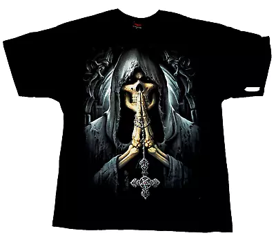 Buy  DEATH PRAYER  SPIRAL DIRECT UNISEX T-SHIRTGothic/Horror/Occult/Rock/Biker/Metal • 10.99£