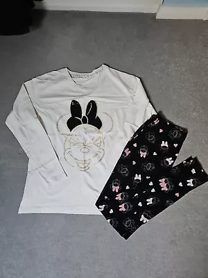 Buy Minnie Mouse Pyjamas. Long Sleeve. Black White Pink. Disney. Mickey And Friends. • 4.99£
