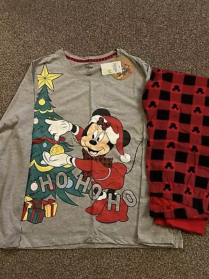 Buy BNWT Ladies Christmas Pyjamas Disney Minnie Mouse Size 12-14 • 15£
