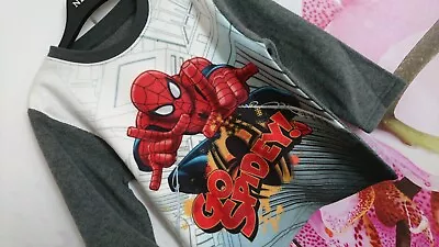 Buy New Spiderman T-shirts Or Pyjama T-shirts Sweatshirt 4/5 Yrs 5 Yrs • 4.85£