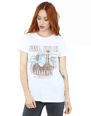 Buy Pink Floyd Women's Animal Factory Boyfriend Fit T-Shirt • 15.99£