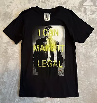 Buy Better Call Saul I Can Make It Legal Graphic S/S Tee T-Shirt Small Black New NWT • 12.11£