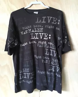 Buy Vintage Van Halen Tour T-Shirt 1993 Multi Print Live 1993 XL • 48.99£