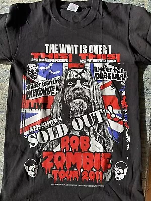 Buy Rob Zombie 2011 UK Tour T-Shirt (S) • 19.99£