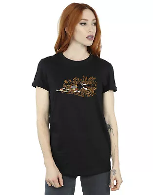 Buy Looney Tunes Women's ACME Doodles Wile E Coyote Boyfriend Fit T-Shirt • 13.99£