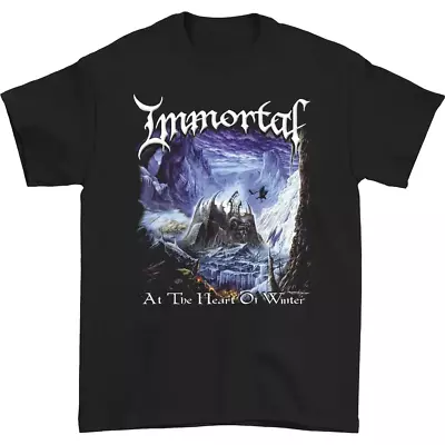 Buy Immortal At The Heart Of Winter Metal Men T-shirt Black Tee S To 5XL GC2185 • 17.73£