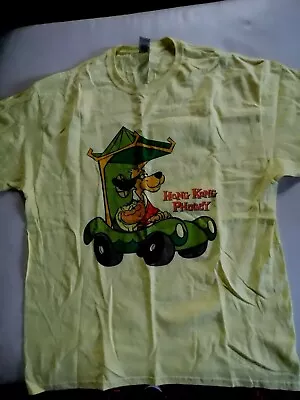 Buy Hong Kong Phooey Hanna-Barbera Xl Yellow T Shirt T8 • 14.89£