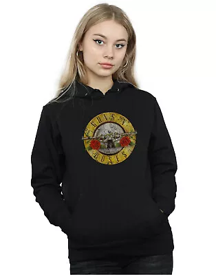 Buy Guns N Roses Women's Vintage Bullet Logo Hoodie • 34.98£