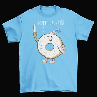 Buy Donut Despair T-Shirt Unisex Funny Cotton Adult Food Do Not Despair Knight New • 19.56£