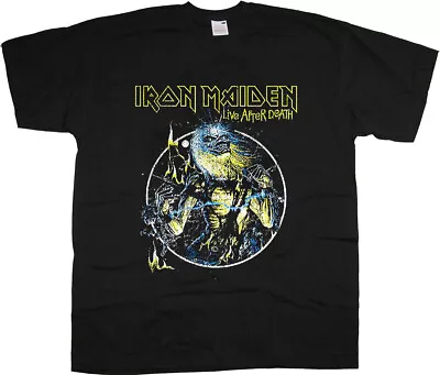 Buy Iron Maiden Live After Death Steve Harris Rock Official Tee T-Shirt Mens Unisex • 16.06£