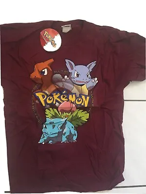 Buy Vintage Youth M Pokemon Shirt Deadstock NWT 90s Rare🔥 OG🔥 Charizard • 31.06£