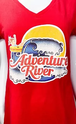 Buy Vintage Adventure River Waterpark Memphis Womens Red Tshirt T Shirt XL • 11.20£