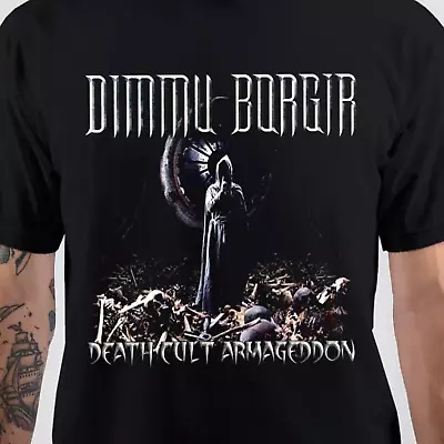 Buy Dimmu Borgir Band Death Cult Armageddon T-shirt Black All Size JJ3716 • 18.62£