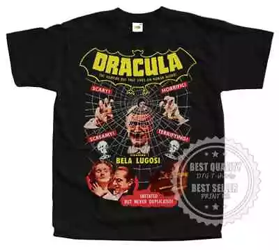 Buy Dracula Bela Lugosi Poster T Shirt Tee Ver19 Black - Sale!!! • 23.33£