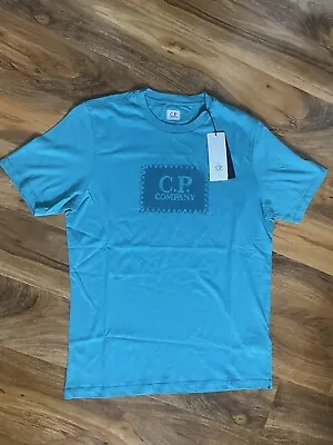 Buy Blue CP Company Logo T-shirt | Medium | BNWT • 70£