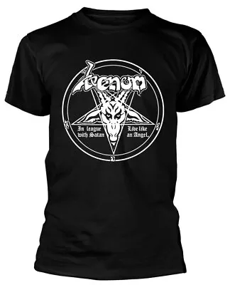 Buy Venom ‘In League With Satan’ Black T-Shirt NEW OFFICIAL • 16.79£