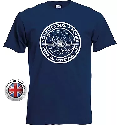 Buy Cthulhu T Shirt Starkweather Antarctic Exploration Navy Unisex+Ladies Fitted • 14.99£