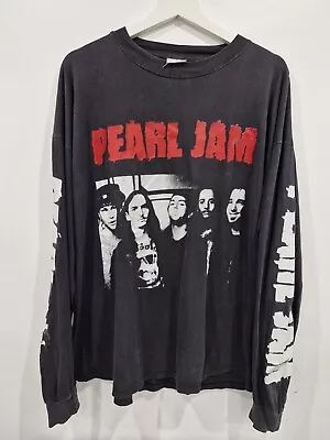 Buy RARE* Vintage Early 90s Pearl Jam Longsleeve - Size XL • 220£