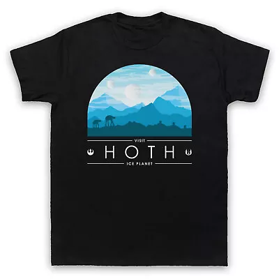 Buy Visit Hoth Ice Planet Star Vintage Tourism Poster Wars Mens & Womens T-shirt • 17.99£