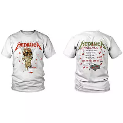 Buy Metallica Unisex T-Shirt: One Landmine (Back Print) OFFICIAL NEW  • 17.81£