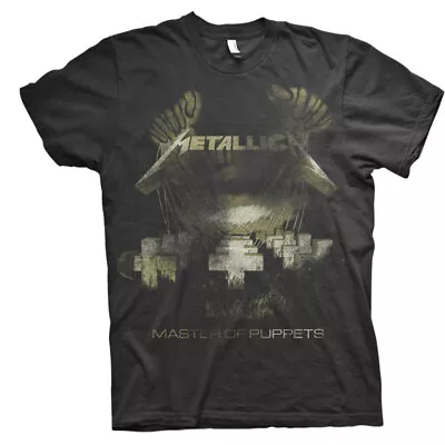 Buy Metallica Master Of Puppets Distressed Official Tee T-Shirt Mens • 16.06£
