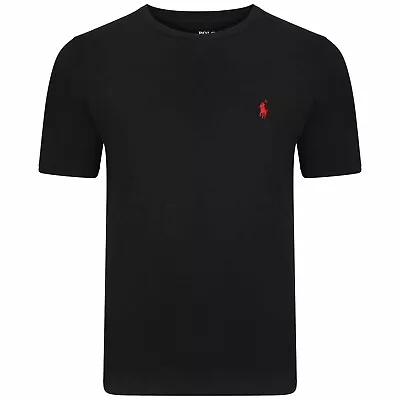 Buy Brand New Men's Polo Ralph Lauren 100% Cotton Crew Neck T-Shirts S-2XL • 18.99£