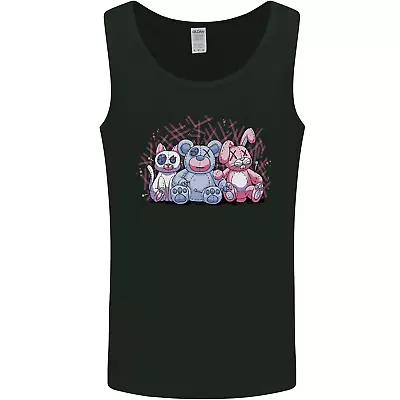 Buy Zombie Cat Rabbit Bear Halloween Gothic Mens Vest Tank Top • 10.49£