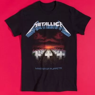 Buy Official Metallica Master Of Puppets Black T-Shirt With Back Print • 22.99£